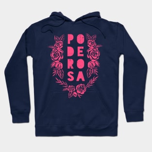 Poderosa - pink design Hoodie